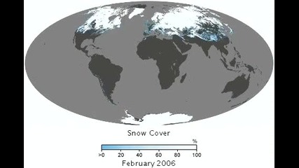 Карта на снега от2000г до 2011г