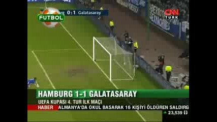 Hamburg 1 - 1 Galatasaray Uefa Cup