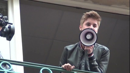 Justin Bieber a Paris le 1er Juin 2012