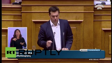 Greece: Tsipras denounces 'fortresses, walls and fences' in handling refugee crisis