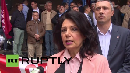 Serbia: 'Patriotic block' rally against PM Vucic's government in Belgrade