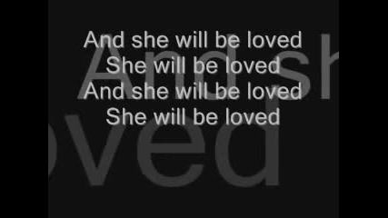 Maroon 5 She Will Be Loved lyrics