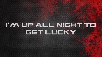 Halestorm - Get Lucky (lyrics Video)