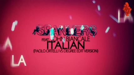 Spankers feat. John Biancale - Italian (lyrics Video)