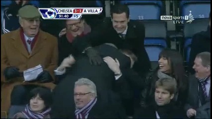 Chelsea 3 - 3 Aston Villa ( Clark ) 