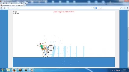 Моето първо ниво в Happy Wheels