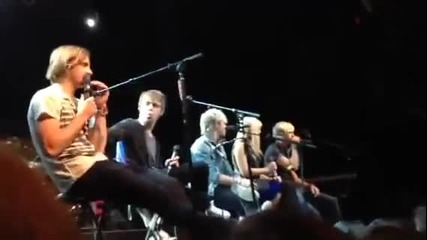 Ross, how was your kiss with Laura-