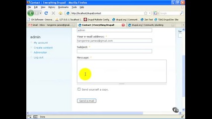 06 01. Contact Form pt. 1 (drupal уроци) 