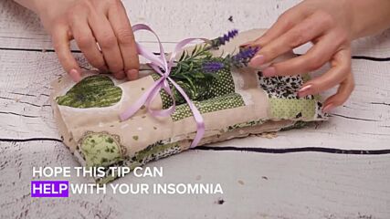Cure your insomnia: Warming pouch