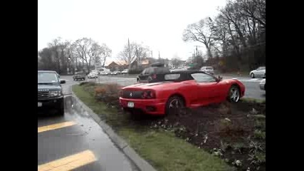 Ferrari Затъва В Кал