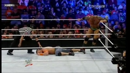 Wwe Extreme Rules 2010 John Cena vs. Batista (last Man Standing Match for the Wwe Championship) part 