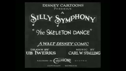 silly symphony - the skeleton dance 1929 disney short