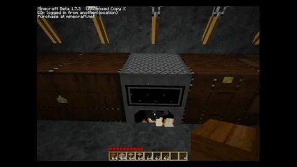 minecraft:лесен урок със furnace