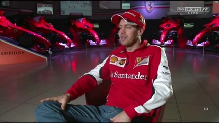 F1 show 2015 - Sebastian Vettel Interview -we Aim to Achieve Second Place Behind Mercedes