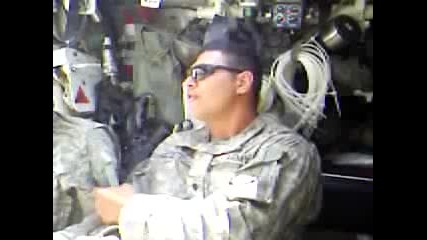 Soldier singing barbie girl