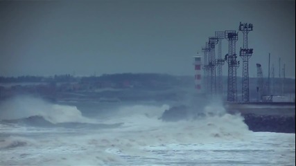 Силата на Морските Вълни ( Бургас 08.02.2012 )