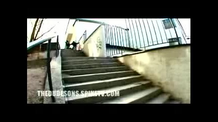 The Dudesons - Stairway Snowboarding