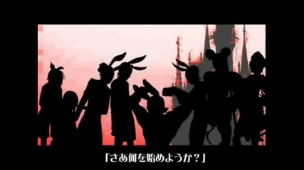 Kaito Meiko Miku Rin Len Alice In Wonderland