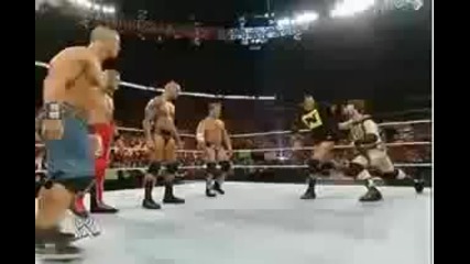 Raw John Cena vs Wade Barrett vs Randy Orton vs Edge vs Sheamus vs Chris Jericho Last Man Standing [