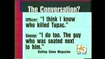Snoop Knows Who Killed 2pac