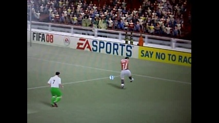 Fifa 08 - Аматьорска грешка на вратар 