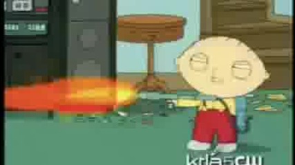 Family Guy - Stewie Beats Brian Sped Up 