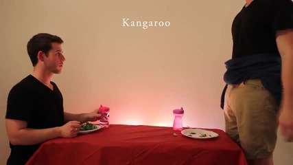 Олигофрен показва как се хранят животните
