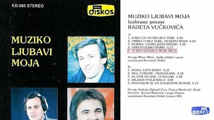 Janko Glisic - Ti nisi slusala moje reci