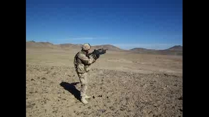 Grenade Launchers And Machine Guns Firing In Afghanistan
