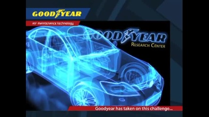 Goodyear Dunlop self-inflated tire ( Goodyear показа самонапомпваща се гума)