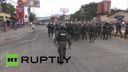 Honduras: Anti-govt. protests sweep Tegucigalpa on coup anniversary