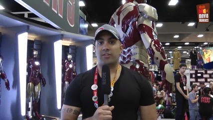 Iron Man 3 Marvel booth at Comic-con 2012