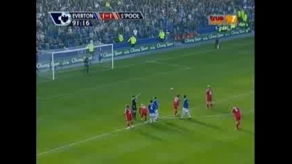 Everton 1-2 Liverpool - Kuyt