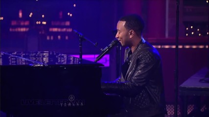 John Legend - Who Do We Think We Are ( Live on Letterman )