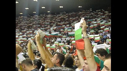Волейбол България - Бразилия 08.07.2010 българският химн