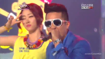 Mighty Mouth feat. Soya - Bad boy @ Music Bank (11.05.2012)