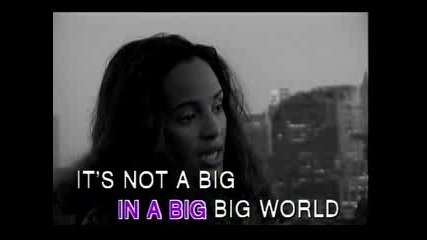Emilia - Big Big World (karaoke)