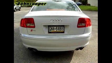 Audi S8 V10 Start Up, Engine rev, & Pull Away