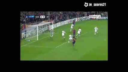 Барселона - Интер 2:0 гол на Педро Родригез 