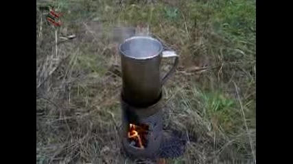 Тест на мини печка - от консерва