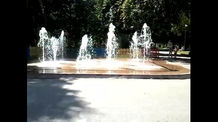 Пазарджик - фонтаните на Остров Свобода - 30 август