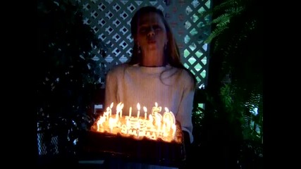 Judy drops her 50th birthday cake