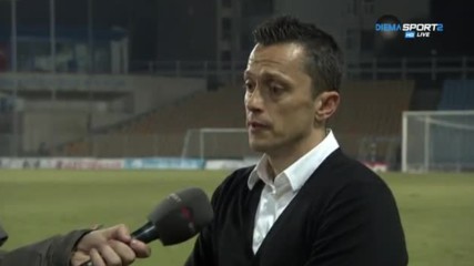 Мнението на Христо Янев след равенството с Лудогорец