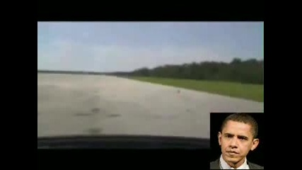 Барак Обама шофира безопасно