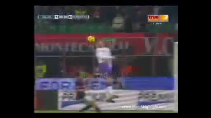 Милан 1:0 Фиорентина - Фантастичен гол на Ибрахимович 20.11.2010 