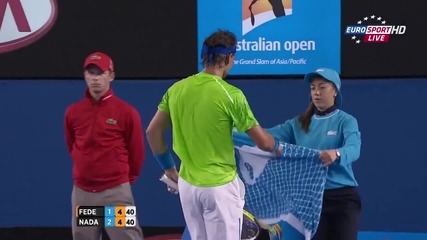 Nadal vs Federer - Australian Open 2012 - Part 2!