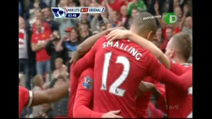 Manchester United - Arsenal - 2 гол на W. Rooney