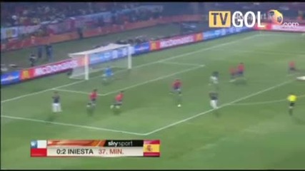 Spain Vs Chile - Andres Iniesta
