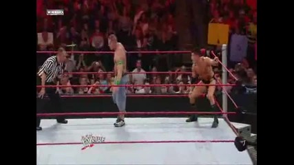 Wwe Raw 12.10.2009 John Cena Vs Cody Rhodes Vs Ted Dibiase Part 3