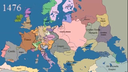 10 века за 5 минути Как картата на Европа
